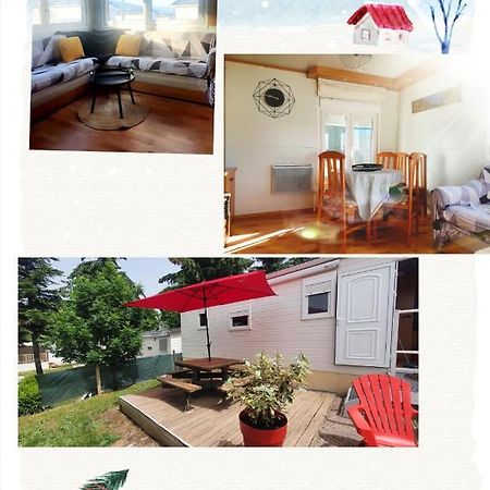 Mobil Home Dans Camping Saillagouse Esterno foto