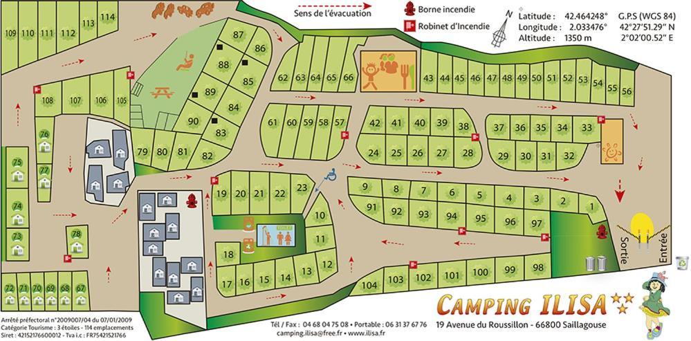 Mobil Home Dans Camping Saillagouse Esterno foto