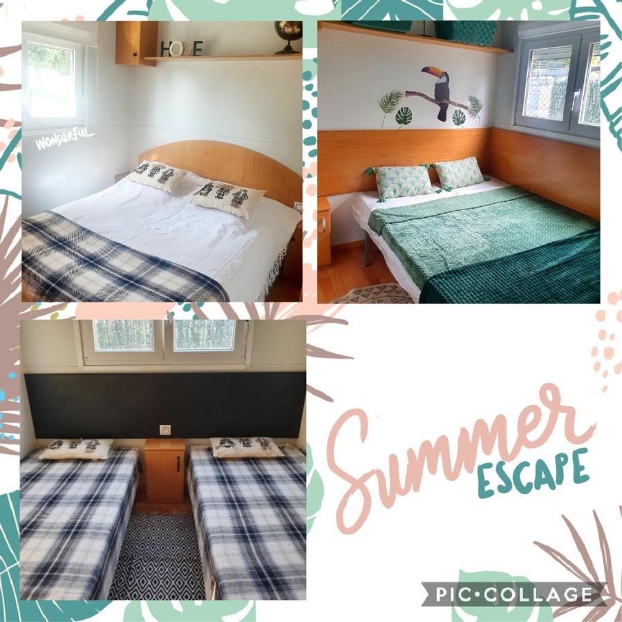 Mobil Home Dans Camping Saillagouse Esterno foto