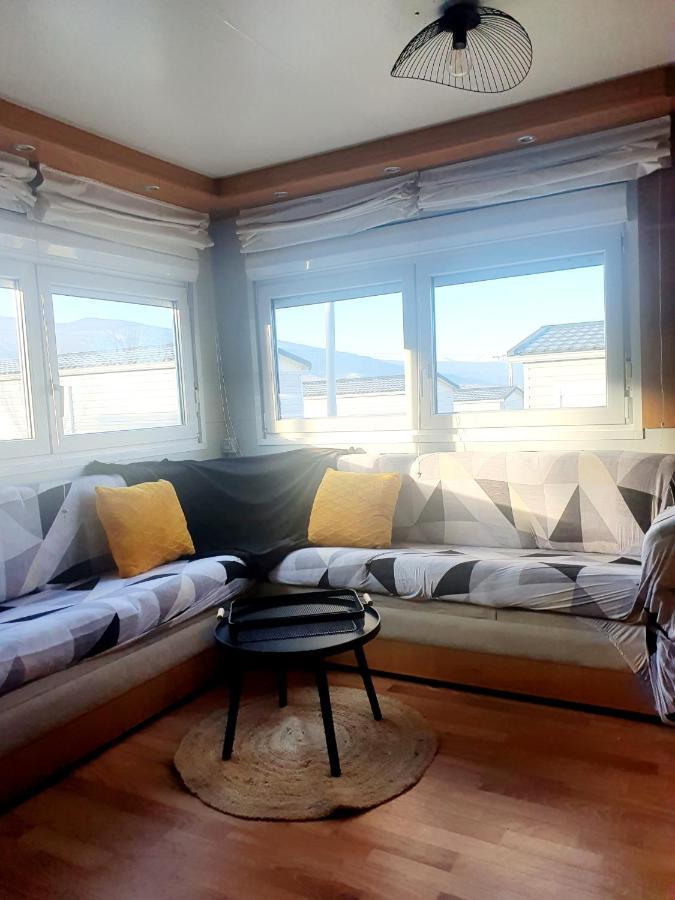Mobil Home Dans Camping Saillagouse Esterno foto